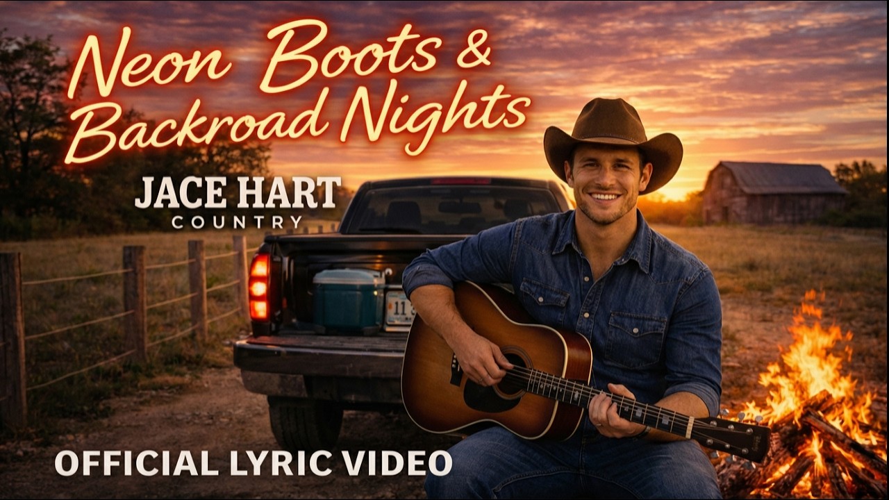 Neon Boots & Backroad Nights – Jace Hart Country (Official Lyrics Video)