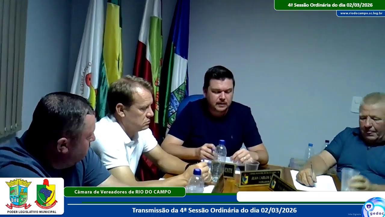 4ª Sessão Ordinária do dia 02/03/2026.