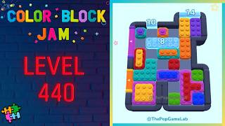 Color Block Jam - Level 440 - Solution Walkthrough โจ