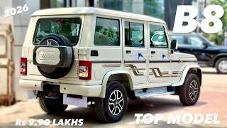 2026 Bolero B8 Diesel 😍 Rs 9.90 Lakhs ❤️ Bolero B8 Top Model With Alloys