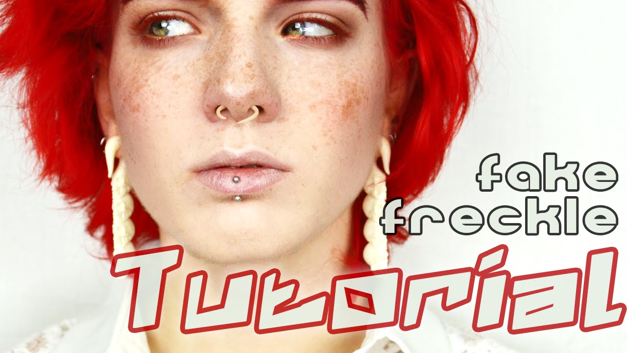 FAKE FRECKLES THAT DON'T LOOK LIKE SHIT.