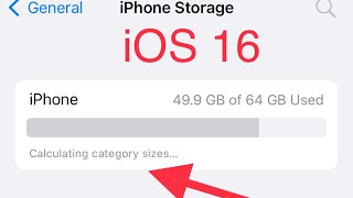 iPhone Storage NOT LOADING or UPDATING Problem