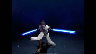 Jedi Master Mace Windu vs Rey Bariss