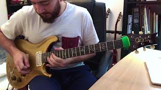 Sweet Child O Mine Solo With Prs Goldtop Birds
