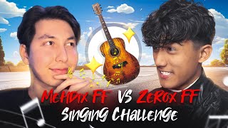 When Two Freefire YouTubers Becomes Singer🎵☠️@Mehdix_FF Vs Zerox FF😂