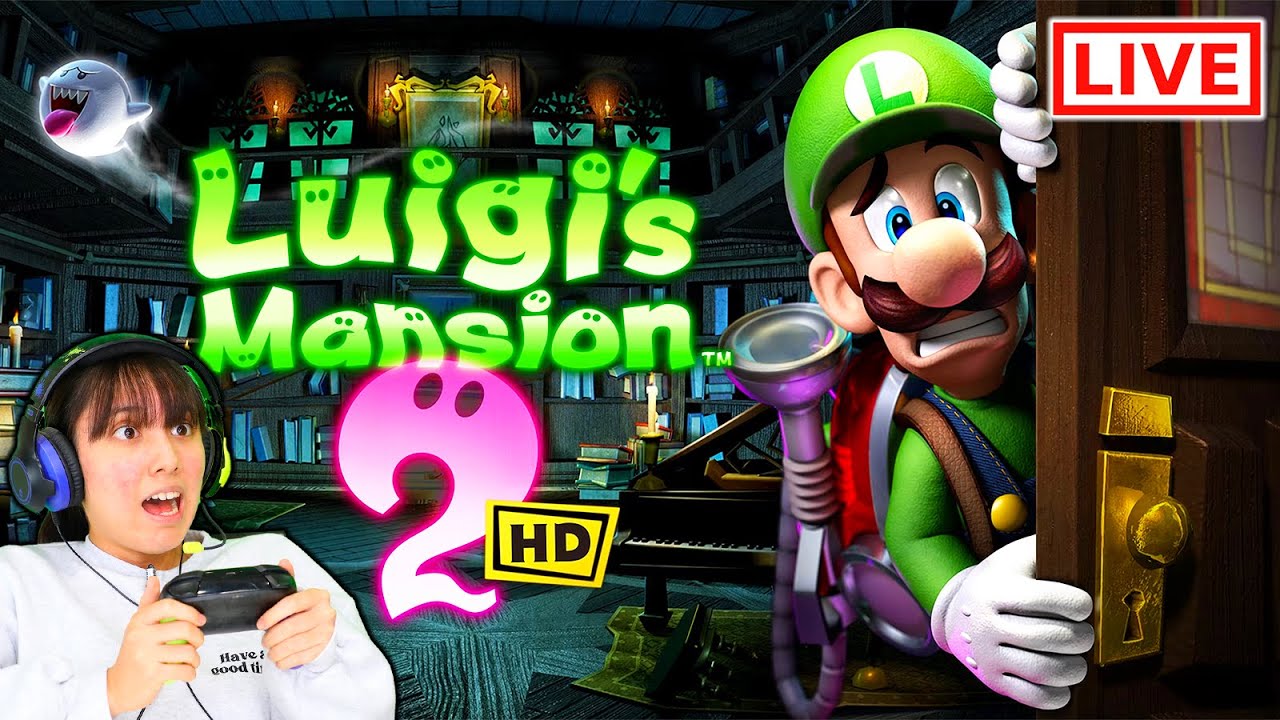 Let's play Luigi's Mansion 2! My first time and I'm terrible