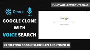 #3 Creating Google Search API and Engine ID | React Js Google Clone With Voice Search