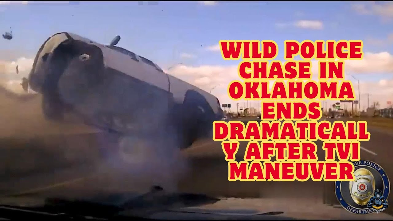 🚔🔥Wild Police Chase in Oklahoma Ends Dramatically After TVI Maneuver 🚔🔥 ...