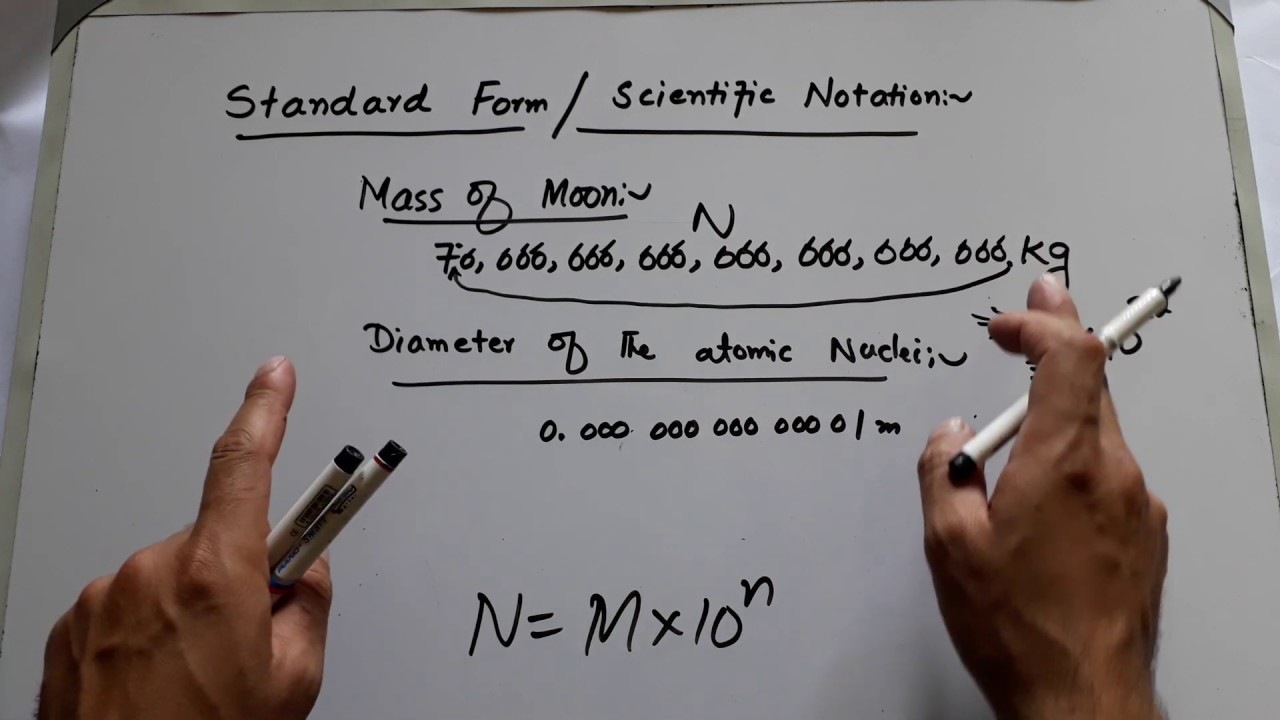 Standard form | scientific notation | physics class 9th | chapter 1 ...