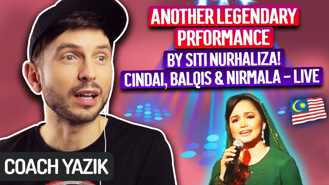 YAZIK reacts to MEDLEY OF CINDAI BALQIS NIRMALA - Siti Nurhaliza | LIVE