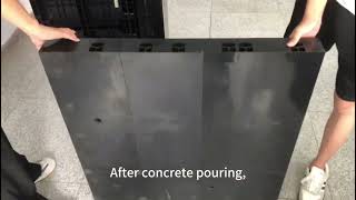 Recommended Titles: - Choosing ABS plastic-steel formwork Strong load-bearing capacity