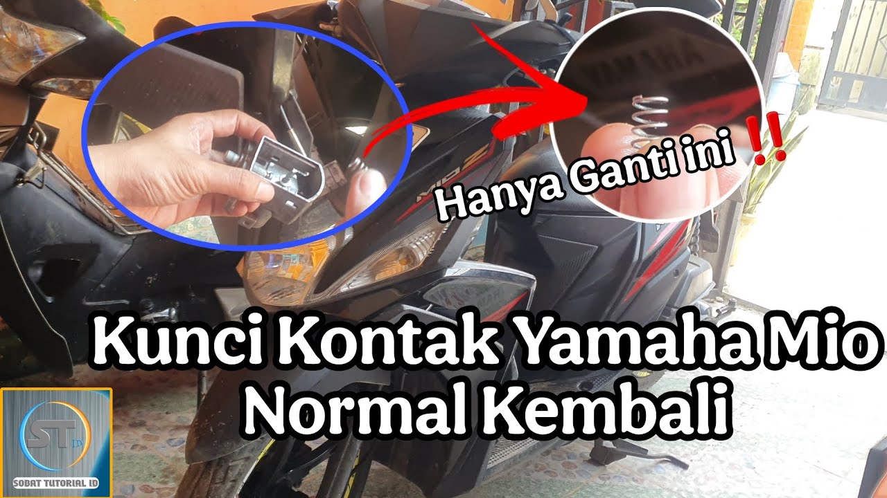 Cara Perbaiki Kunci Kontak Yamaha Mio Z, Mio M3 yang Macet tidak bisa buka jok