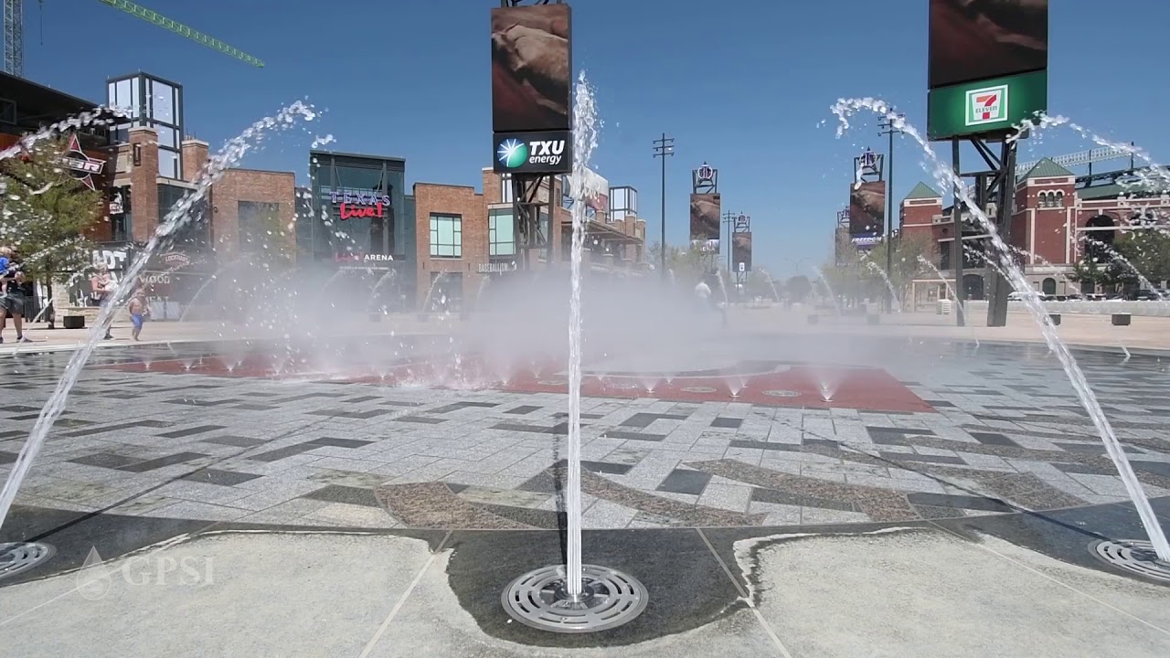 Texas Live Interactive Water Feature