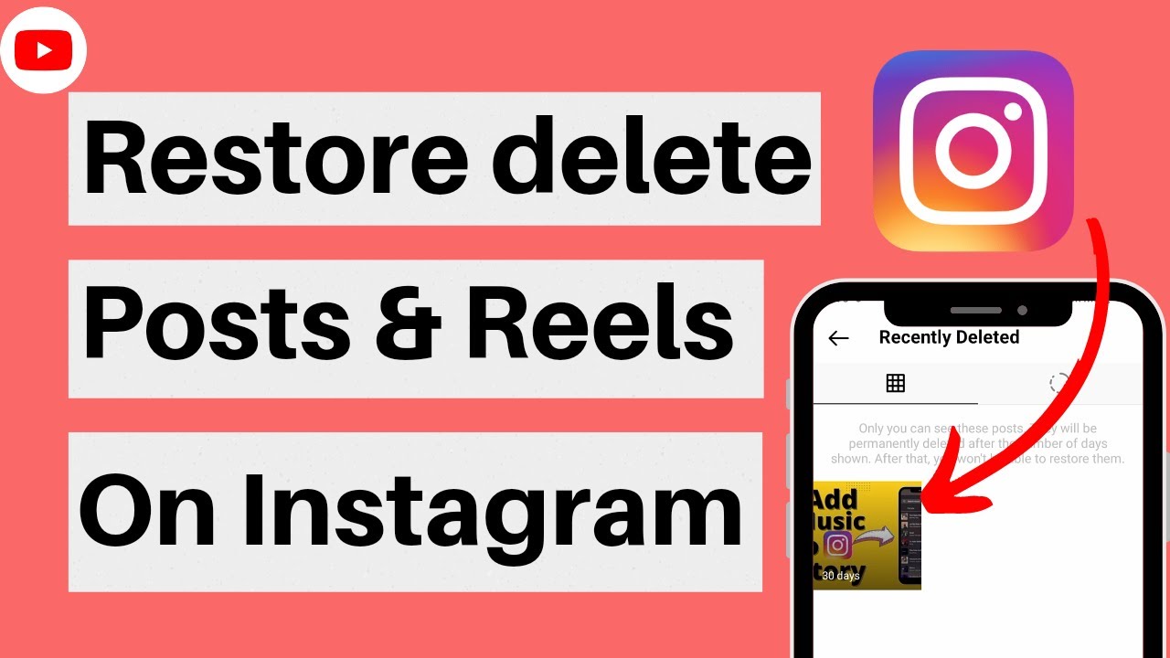 How to recover and restore your delete posts on Instagram 2022 - YouTube