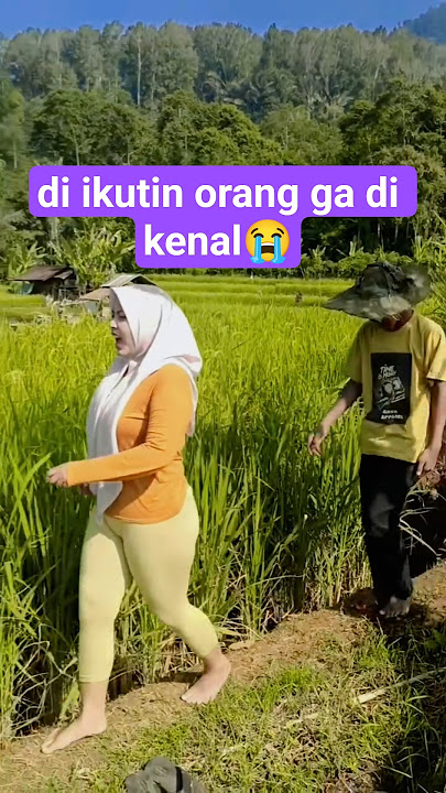 Don't watch if you can't stand it #gemoy #villagewidow #newestbodorsunda #ricefields #funny