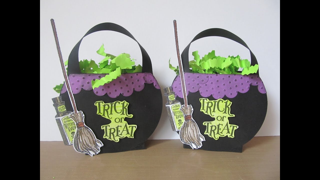 Witch's Cauldron Treat Box 5 13 Haunted Projects of Halloween YouTube