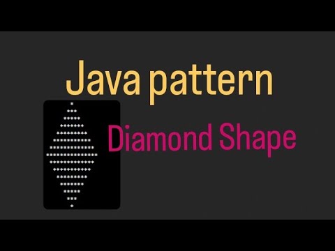 Print Diamond Shape Starpattern program in java l #star#daimondstarpattern #CoderSandy0#starpattern
