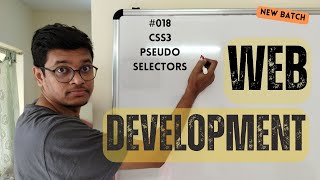 018 Web Development: CSS3 Pseudo Classes and Elements