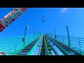 Kraken Floorless Roller Coaster SeaWorld Orlando Full POV [4k] 7 Inversions!