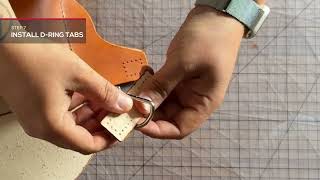 Diy Leather Belt Bag Kit The Final Project In Our Minimalist Summer Campaign