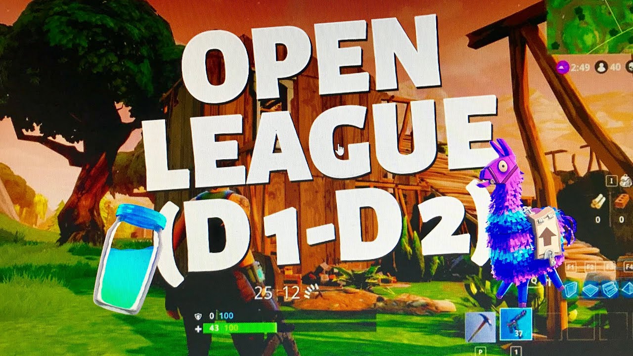 NEW OPEN LEAGUE FORTNITE MODE!! | GRINDING OUT OF DIVISION 1! | ROAD TO DIVISION 7! | Ep. 1