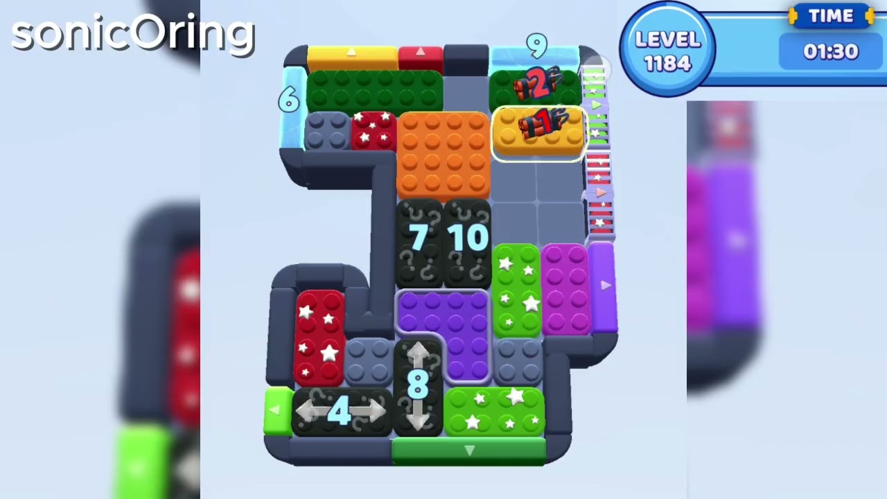うぉふるページ Color Block Jam Level 1184 - YouTube