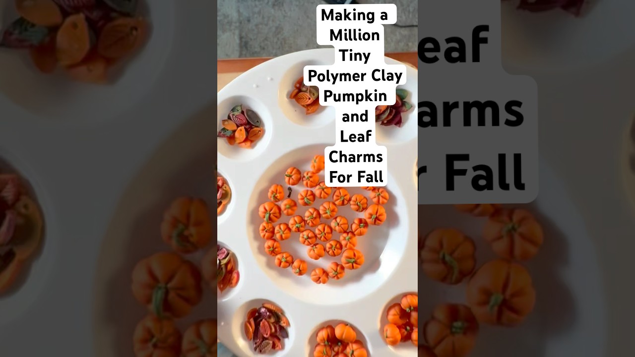 Polymer Clay Pumpkin Patch 🎃🍁✨ 