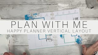 Plan With Me | Vertical Happy Planner Layout | December 2023