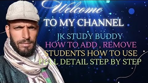 JK STUDY BUDDY SWIFT CHATBOT HOW TO ADD, REMOVE STUDENTS HOW TO USE