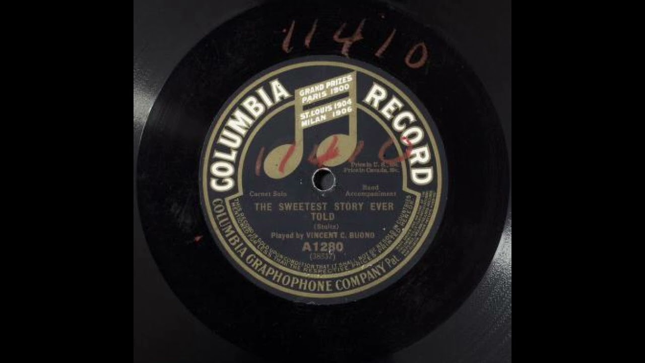 🎺 The Sweetest Story Ever Told (1913) – Historic Cornet Recording 🎶