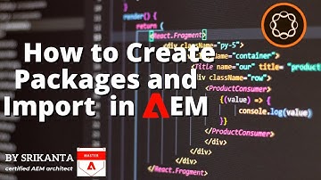 How to create and import package in AEM CRX DE