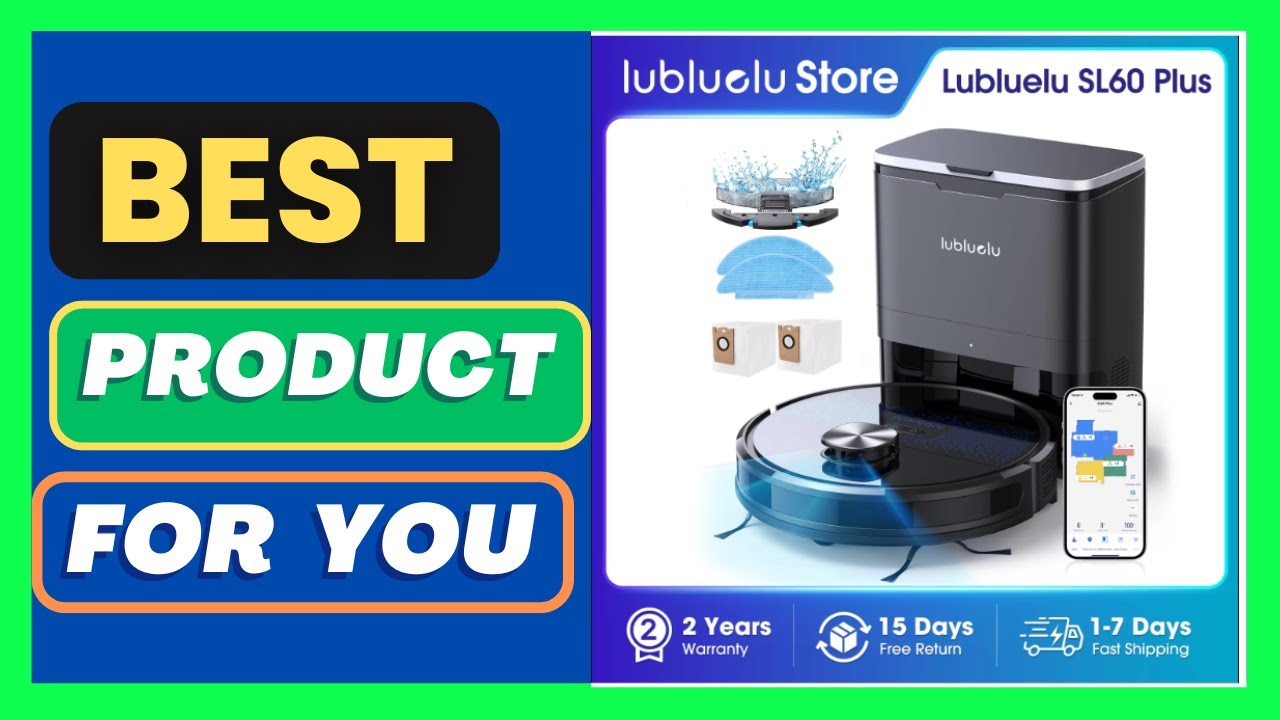 Lubluelu SL60 Plus Robot Vacuum Self Emptying,