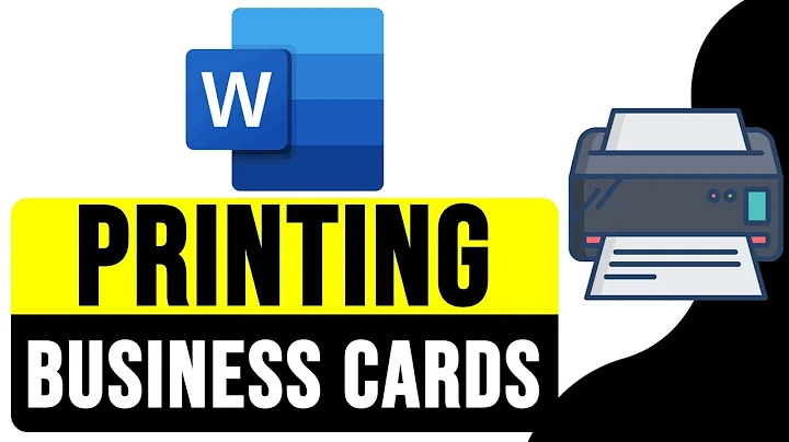 PRINTING BUSINESS CARDS in WORD 2025 | DIY Business Cards at Home