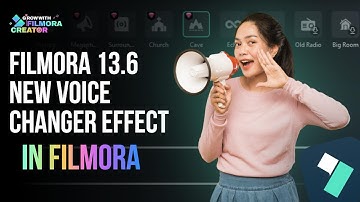 Filmora 13.6  New Voice Changer Effect - Voice Announcement like the Purge - Filmora 13 New Feature