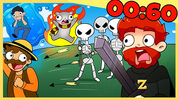 Minecraft BUT Chaos Occurs Every 60 Seconds!