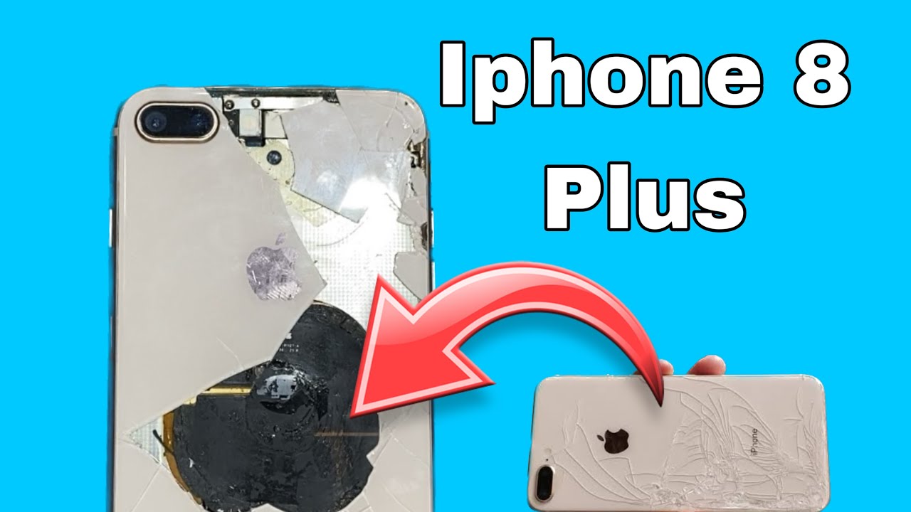 iPhone 8 Plus Back Glass Replacement step by step Without Lazer Machine ...