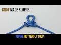 How to Tie the Alpine Butterfly Loop Easily | Easy Knot Tutorial | THE KNOT MASTER