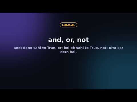 Operators in Python (Arithmetic, Comparison, Logical) | Python Tutorial in Urdu/Hindi - Day #5