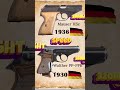 gun Mauser HSc 1936 و colt Walther PP- PPK 1930–pistol Full Specs & Quick Overview#gun #war #shorts