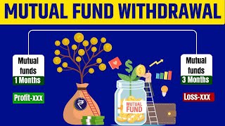 Mutual Fund Withdrawal Kaise Kare || How much tax on sip mutual fund withdrawal