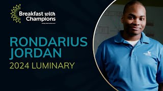 Luminary Rondarius Jordan Official Video - Breakfast with Champions 2024