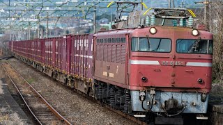 [日本鉄道] JR큐슈 가고시마본선 4093レ(EF81 403) 통과 / JR九州 鹿児島本線 4093レ (EF81 403)