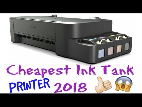 EPSON L120 INK TANK PRINTER UNBOXING, SETTING UP & IMPRESSION