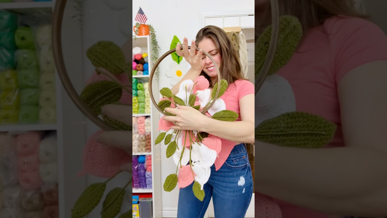 Tutorial 👆 Flores eterna tejidas a crochet, es especial por el día de mamá #crochet  #mothersday