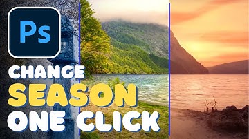 Season Change in Photoshop with ONE CLICK? Yes and No