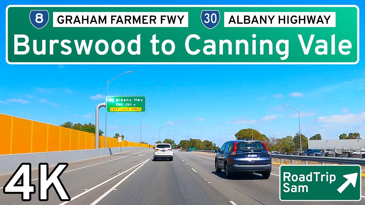 Driving to Canning Vale Perth, Western Australia Ambient Audio