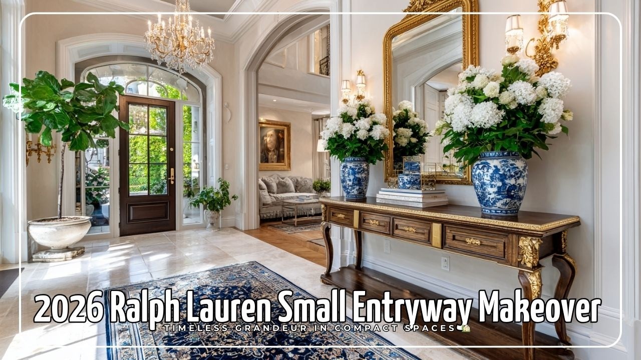 2026 Ralph Lauren Small Entryway Makeover Timeless Grandeur in Compact ...