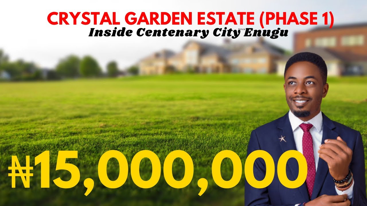 👉15M (30k) estate inside Centenary City ENUGU Crystal Garden 1 YouTube