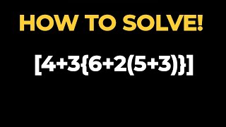 How to Solve Tricky Bodmas Example Quickly!