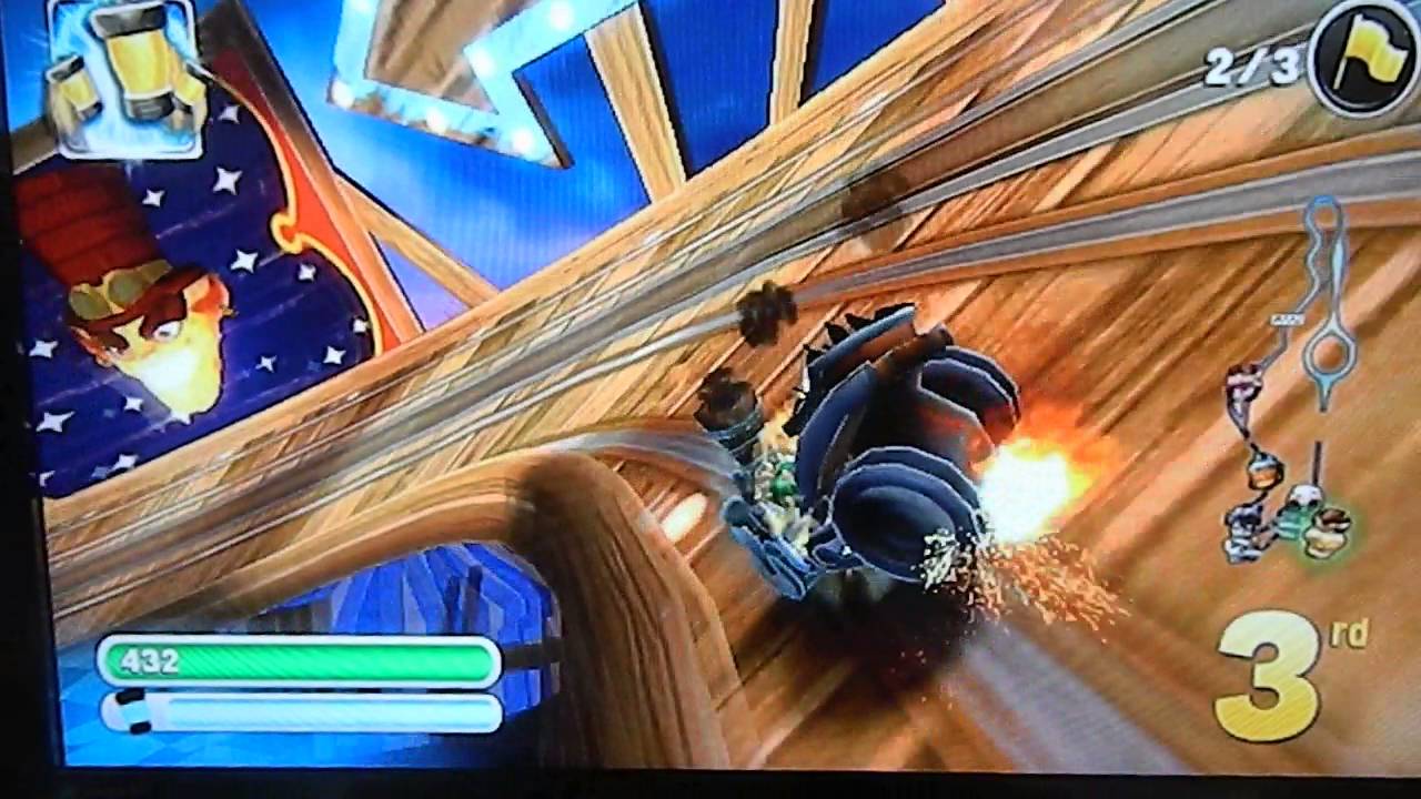 BRR Playing Skylanders SuperChargers Racing: Pandercastle Raceway - Race - YouTube